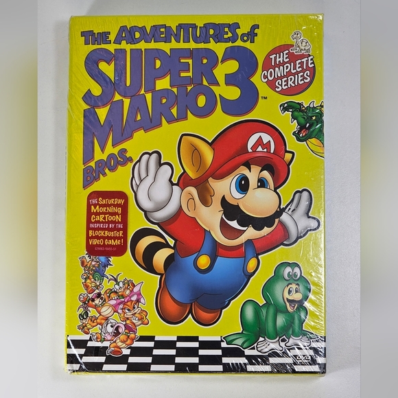 Adventures Of Super Mario Bros 3 - The Complete Series  (DVD, 2007, 3-Disc Set) - Picture 2 of 6